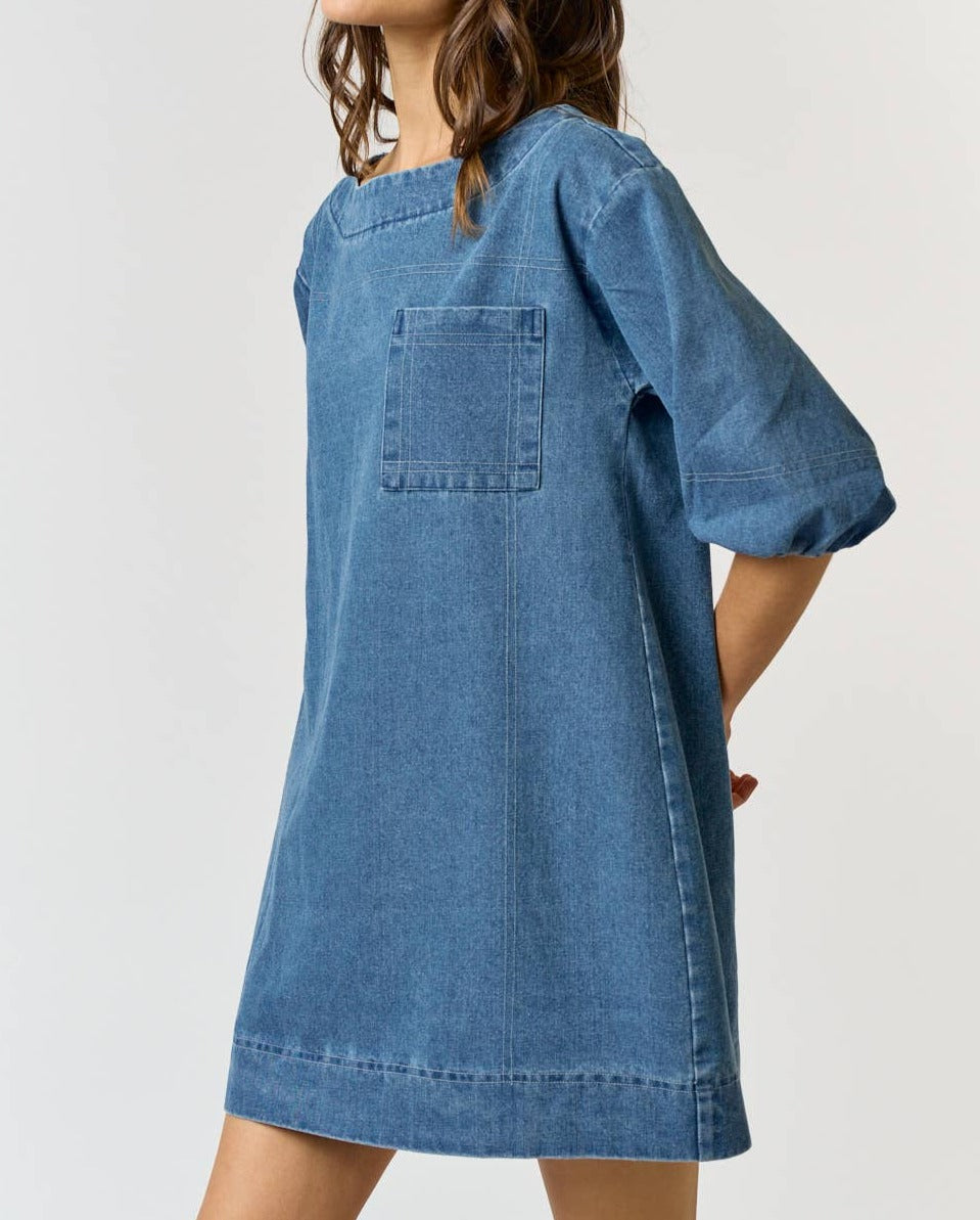 Macy Denim Dress Coill Macy Denim Dress Coill