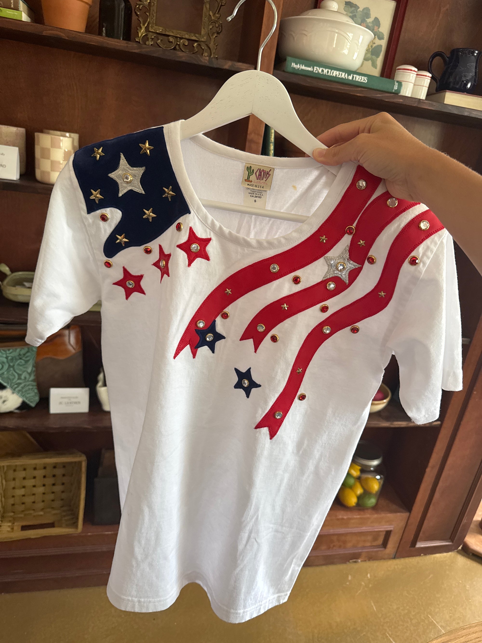 Vintage 80s Cactus California Americana T-shirt | Size S