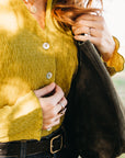 Becca Collared Button Down Textured Knit Shirt