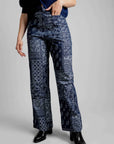 Holly Patchwork Chambray Pants