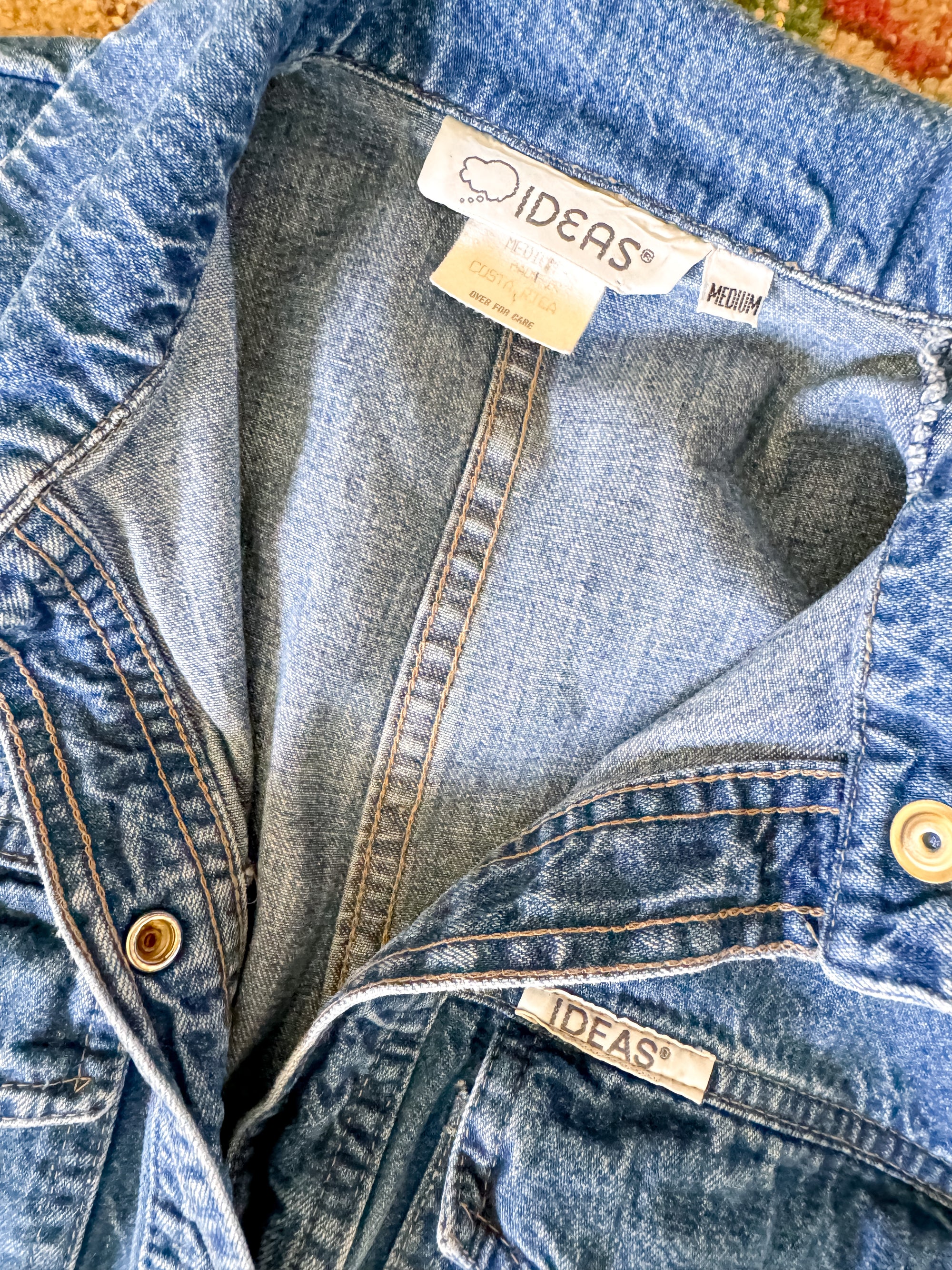 Vintage 80’s Utility Denim Jumpsuit | Size S/M