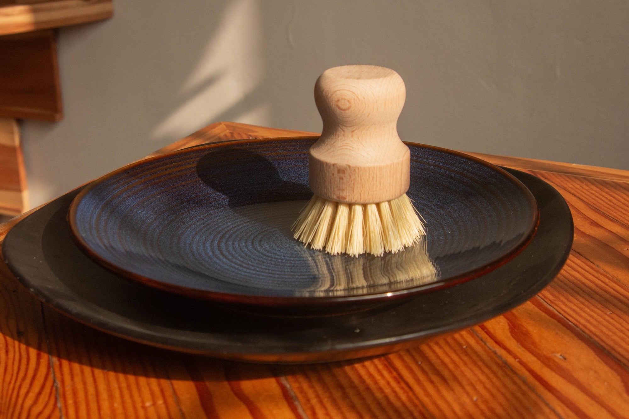 Dish Brush White Teakwood
