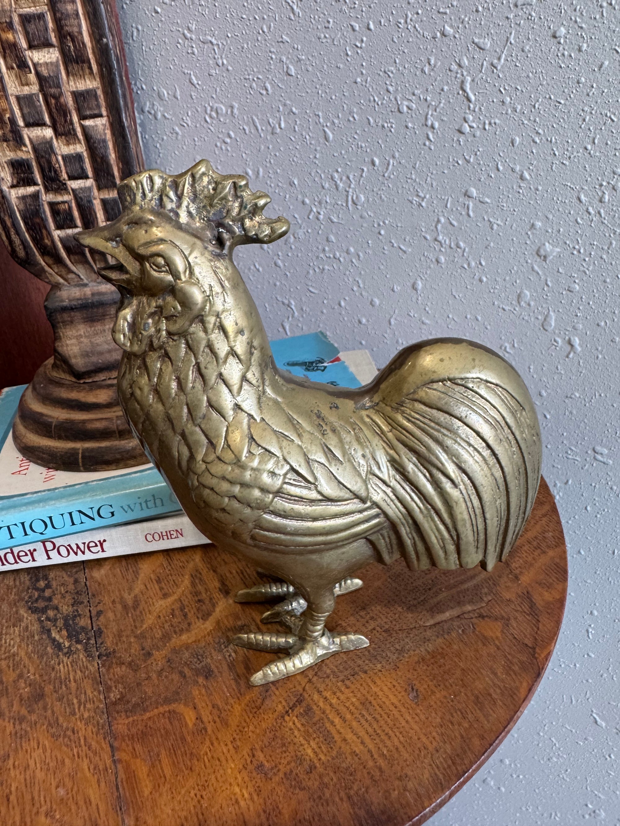 Vintage Brass Rooster