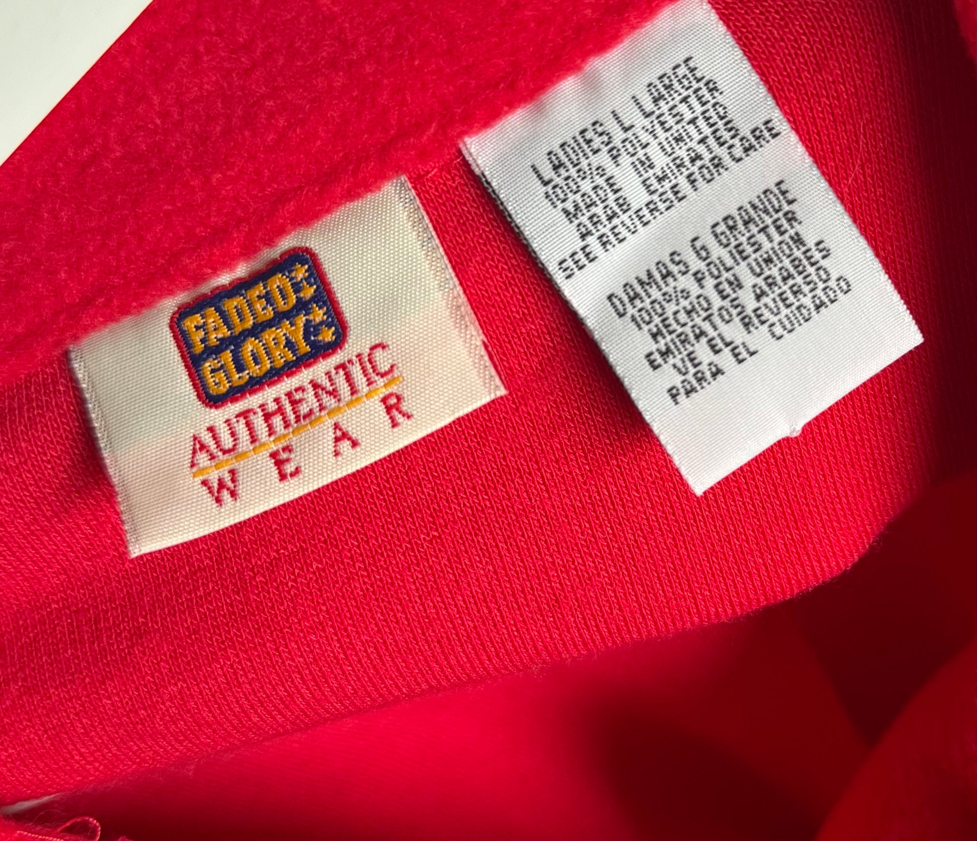 Vintage Faded Glory Red Fleece Shacket