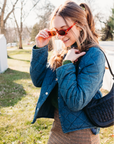 Quilted Denim Jacket