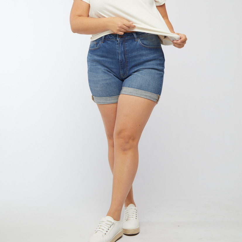 Baxter High Rise Jean Shorts