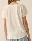 Drop-shoulder Graphic Tee