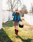 Quilted Denim Jacket