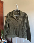 Preloved Olive Corduroy Jacket | Size L