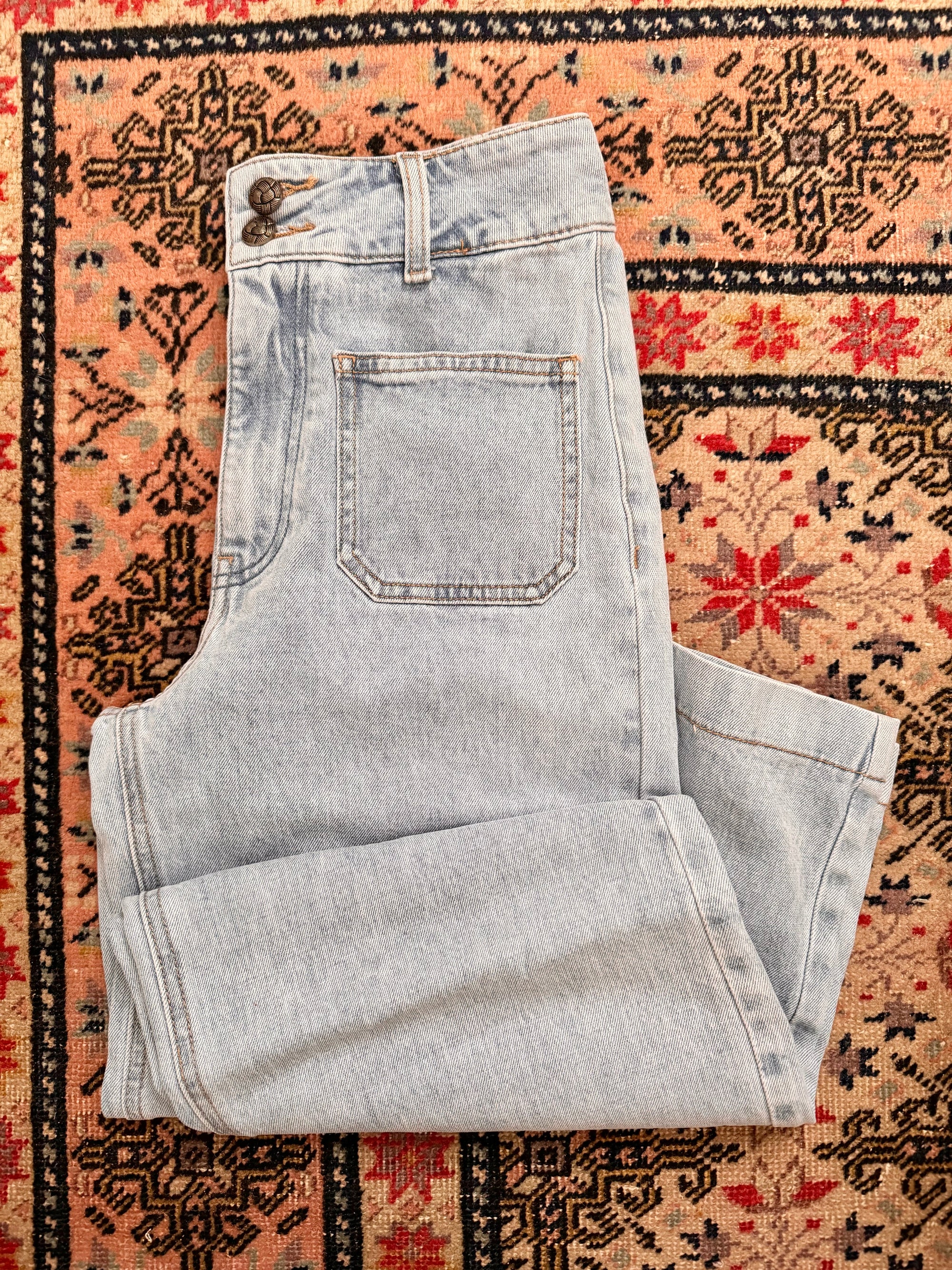 Violette Wide Leg Ankle Jeans