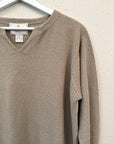 Vintage Oatmeal Textured Tunic Sweater | Size M