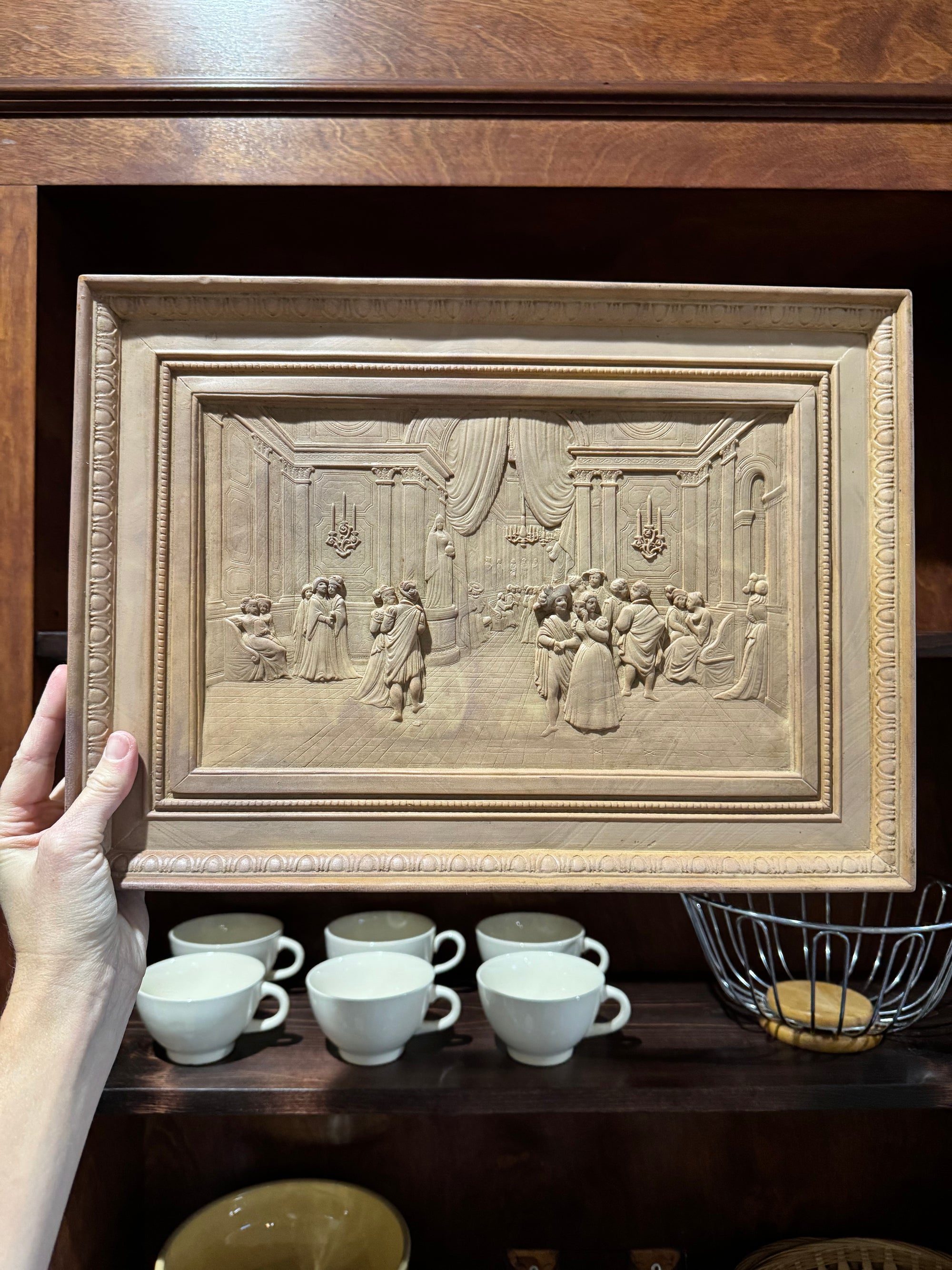 Etched Victorian Ball Room Wall Art