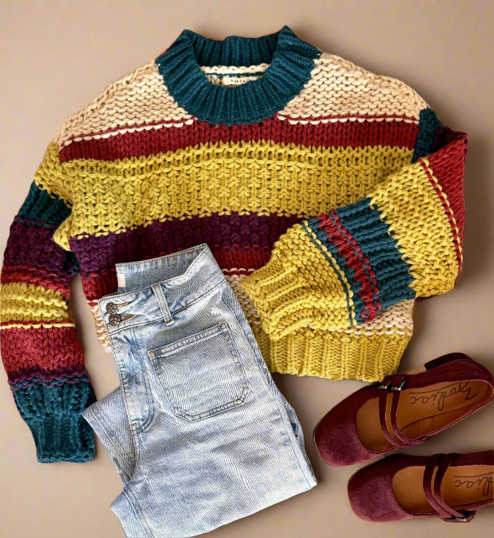 Alex Colorblock Sweater