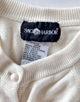 Vintage Cream Cardigan with Pearl Buttons | Size M