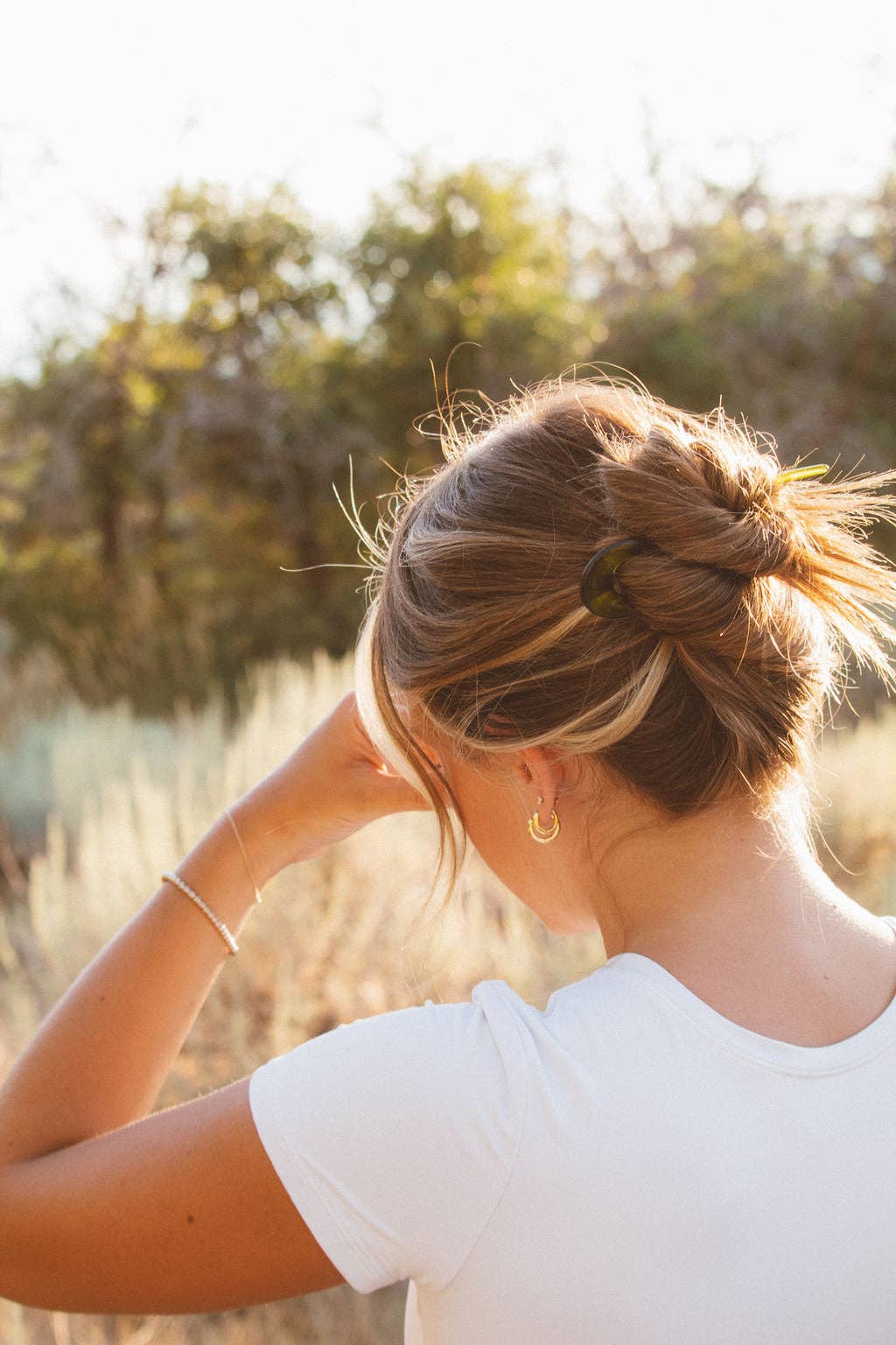 Glossy Wavy Hair Fork