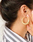 Classic Large Hoop Earring | Non-Tarnish